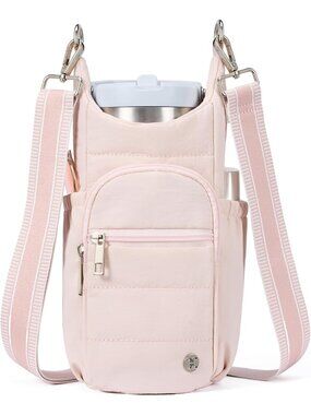 Stylish Water Bottle Holder with Strap | RFID Crossbody Bag for Hiking & Cycling
